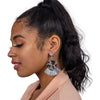 Skies rhinestone fringe earrings (2 Colors) Earrings Fearless Accessories 