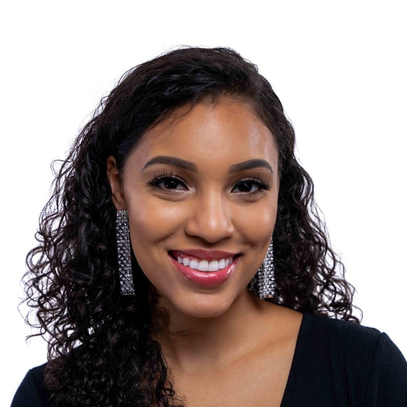 All Out Rhinestone Earrings Earrings Fearless Accessories 