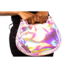 Gigi pink holographic shoulder handbag Handbags Fearless Accessories