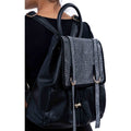 glam noir rhinestone backpack (black)