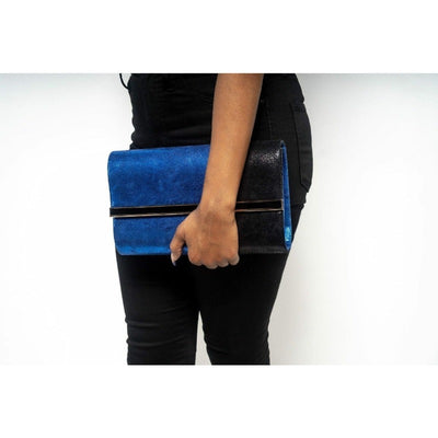 Aja blue and black bag Handbags Fearless Accessories