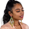 All that glitters rhinestone chandelier earrings (clip on) Earrings Fearless Accessories