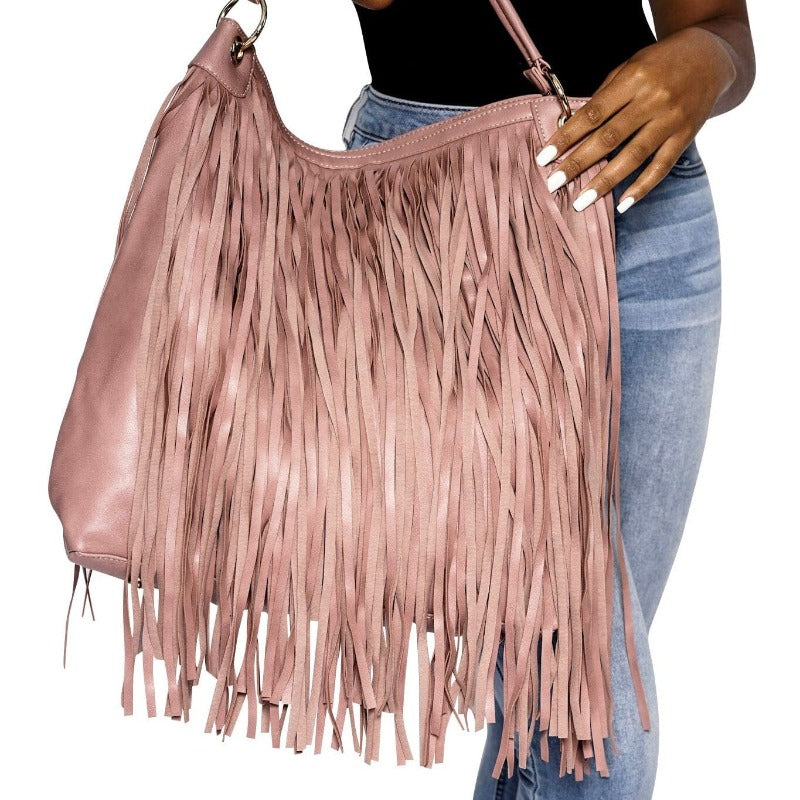 Aniyah fringe handbag (3 Colors) Handbags Fearless Accessories 