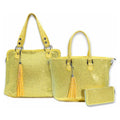Born to stunt rhinestone bag, wallet and tote (2 Colors)