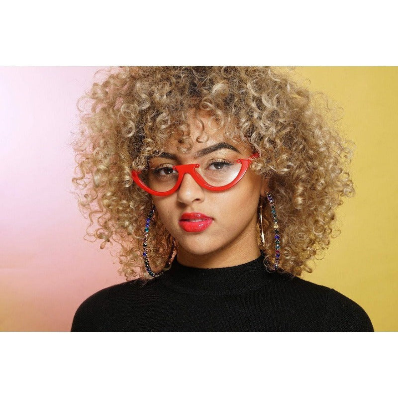 Bria Half Frame Sunglasses (2 Colors) Sunglasses Fearless Accessories Red