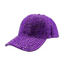 Can't Hide Rhinestone Adjustable Baseball Cap (9 Colors) Hair Accessories Fearless Accessories Purple