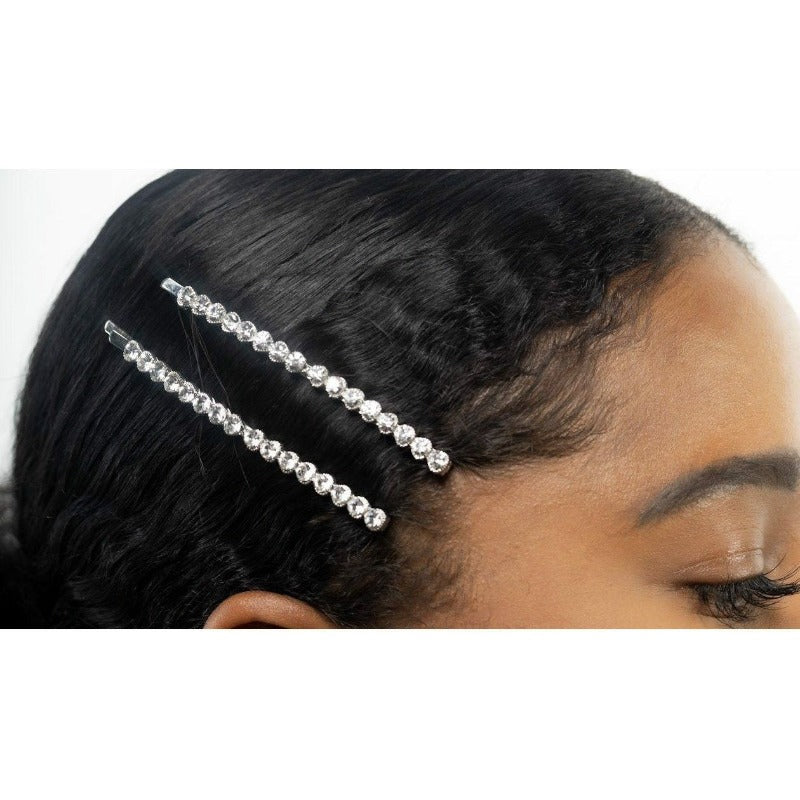 California Rhinestone Hair Clips (pair) Hair Accessories Fearless Accessories 