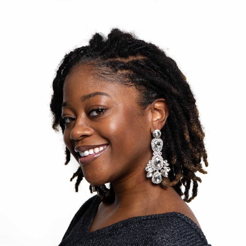 Call it a night rhinestone earrings Earrings Fearless Accessories