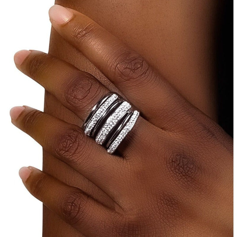 Carlita Rhinestone Ring Rings Fearless Accessories