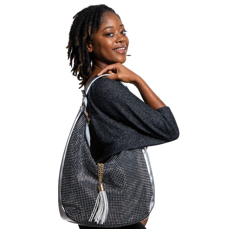 Crowd pleaser rhinestone bag Handbags Fearless Accessories