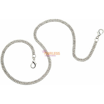 Double Strand Rhinestone Face Covering Chain (2 Colors) face covering Fearless Accessories