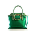DOUBLE UP CLEAR HANDBAG (Green)