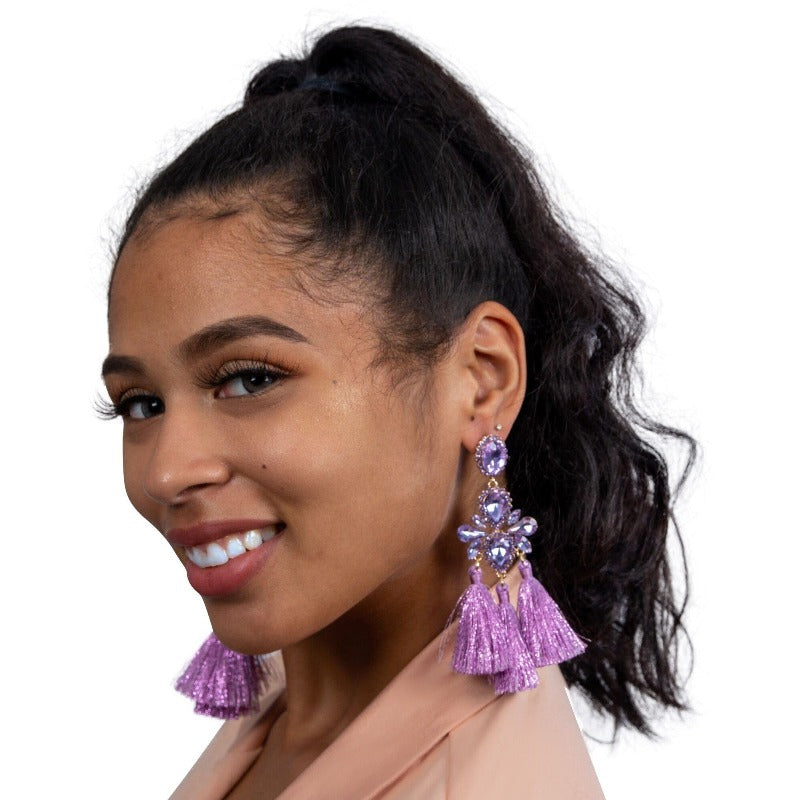FRINGE BENEFITS TASSEL EARRINGS Earrings Fearless Accessories 