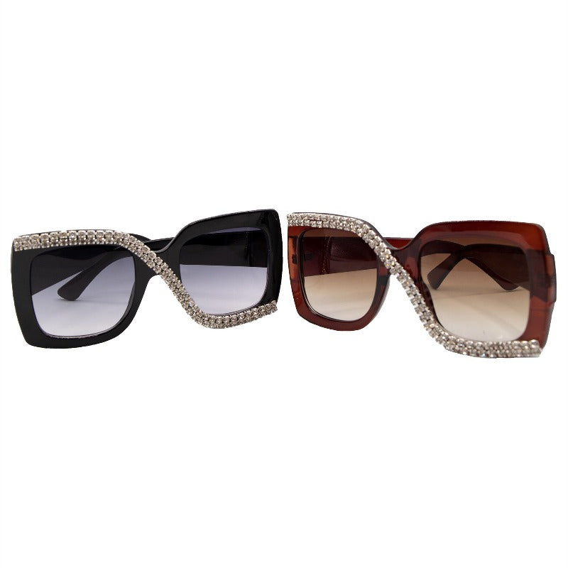 HD Rhinestone Sunglasses (2 colors) Sunglasses Fearless Accessories 
