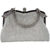 Ivy Rhinestone Handbag (Silver) Handbags Fearless Accessories