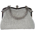 Ivy Rhinestone Handbag (Silver)
