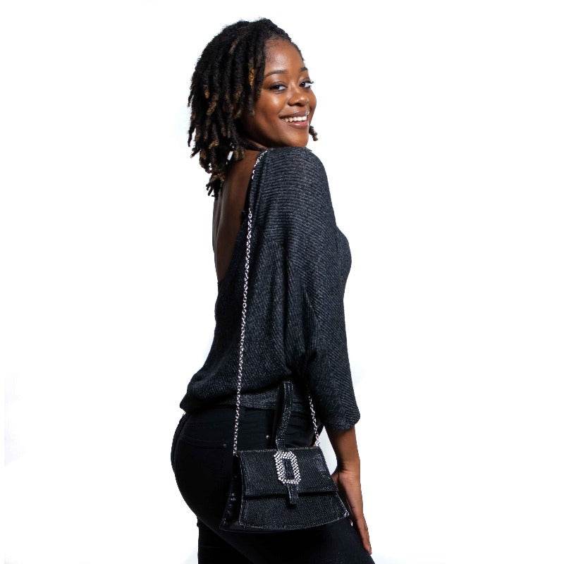 Janelle rhinestone handbag (2 Colors) Handbags Fearless Accessories