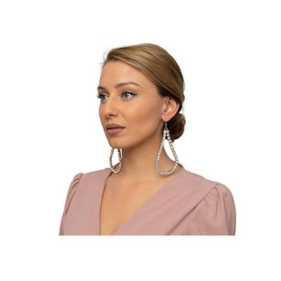 Lauryn Rhinestone Teardrop Earrings (2 Colors) Earrings Fearless Accessories