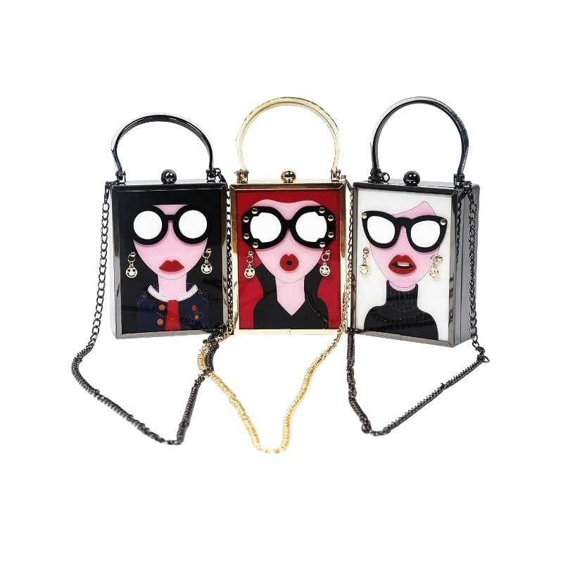 Leah Woman Face Handbag (3 colors) Handbags Fearless Accessories