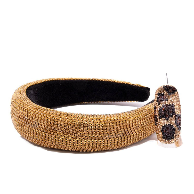 Lush rhinestone headband and rhinestone ring set Fearless Accessories