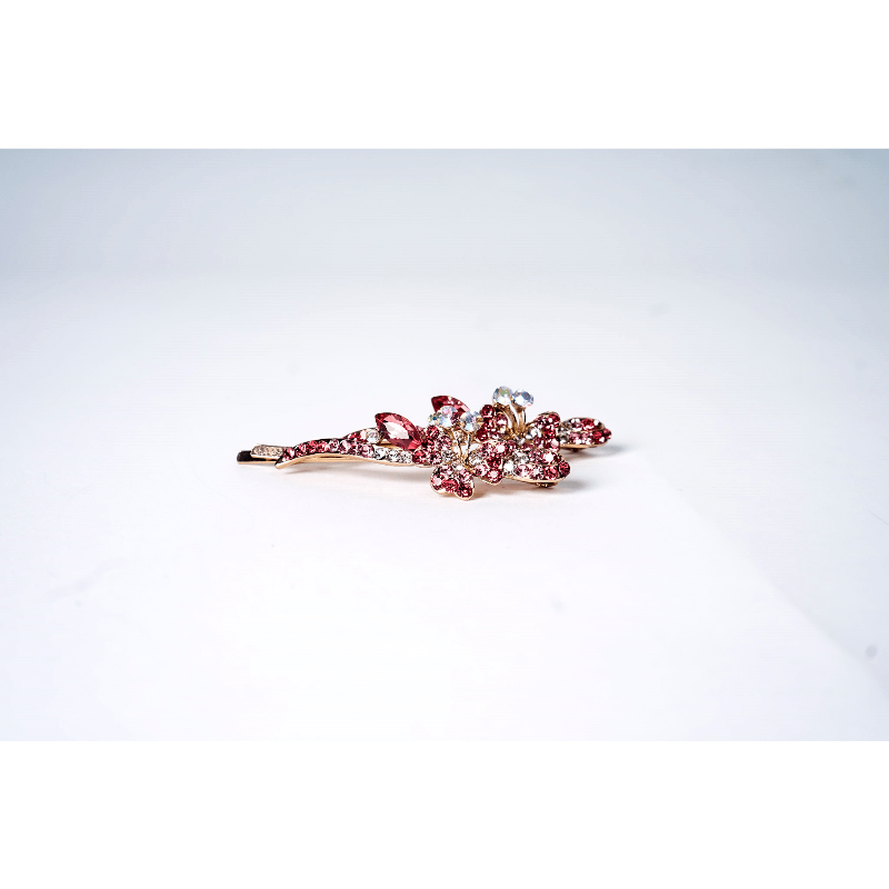 Madison rhinestone flower hair clips (pair) - (3 Colors) Hair Accessories Fearless Accessories