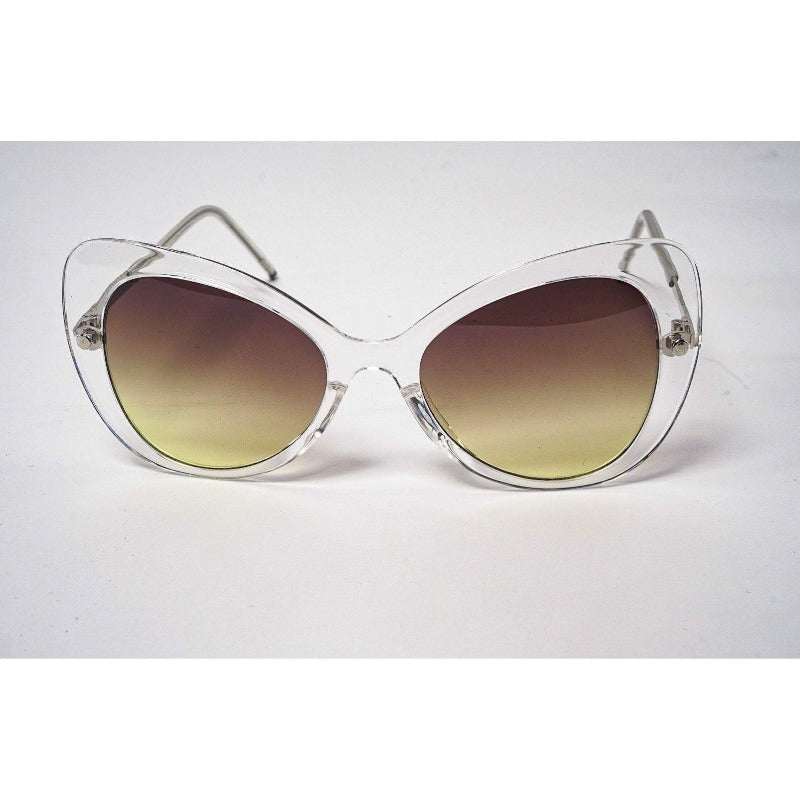 Mariah Clear Frame Sunglasses (5 Colors) Sunglasses Fearless Accessories Green