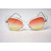 Mariah Clear Frame Sunglasses (5 Colors) Sunglasses Fearless Accessories Orange and yellow