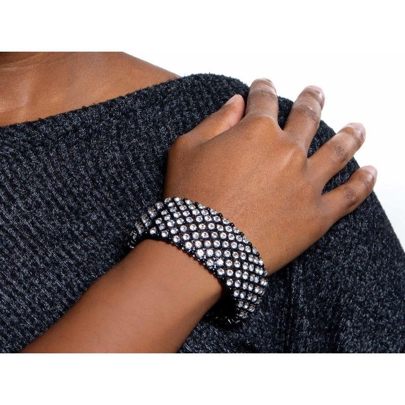 Meet me after dark rhinestone bracelet Bracelets Fearless Accessories 