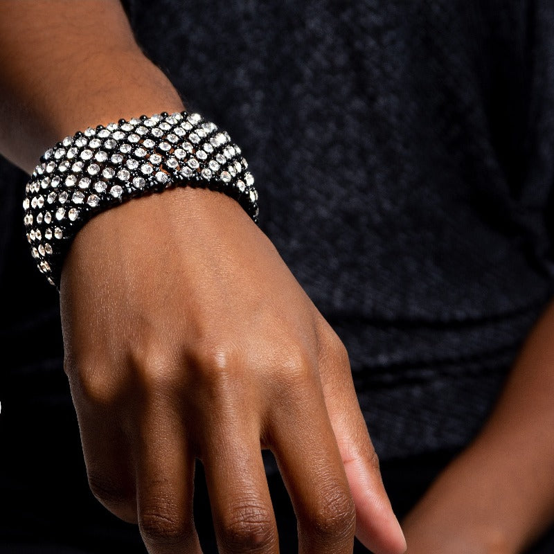 Meet me after dark rhinestone bracelet Bracelets Fearless Accessories