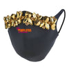 Money talks rhinestone face mask (2 Colors) face covering Fearless Accessories gold