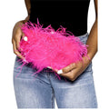 Pink Friday feather bag