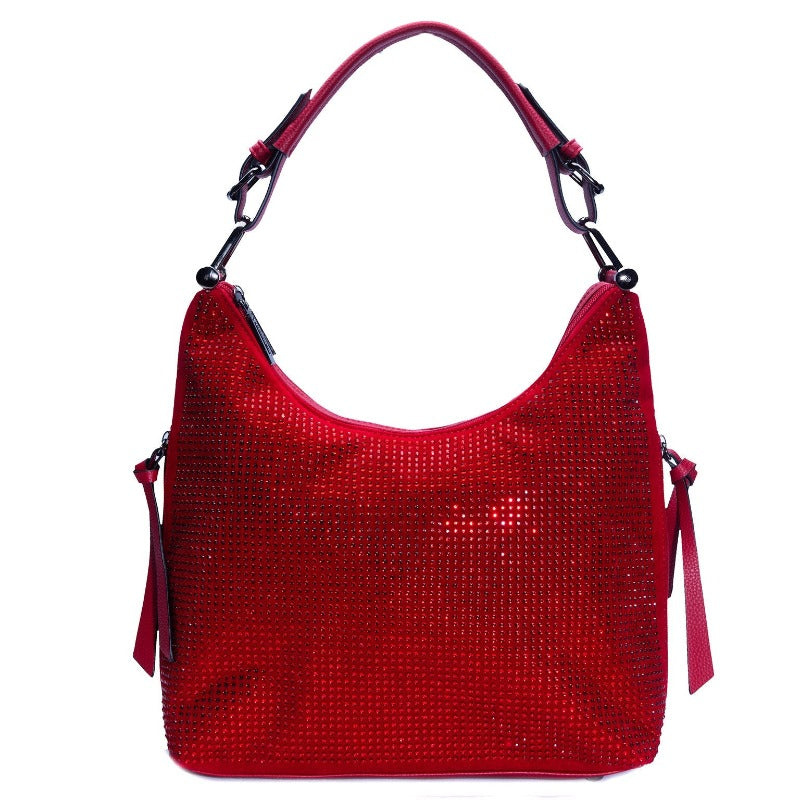 Prime rhinestone bag (2 colors) Fearless Accessories Red 