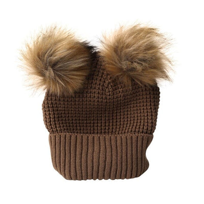 Priya double pom pom beanie (2 Colors) HATS Fearless Accessories