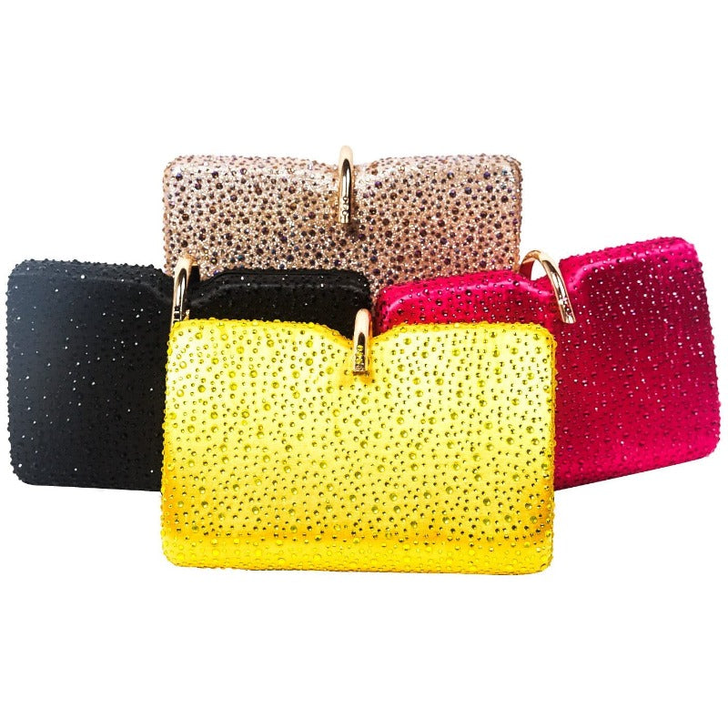 Rani Rhinestone Clutch (4 Colors) Handbags Fearless Accessories 