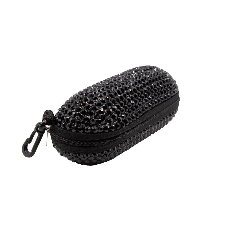 Rhinestone Sunglass Case (2 Colors) Sunglasses Fearless Accessories Black