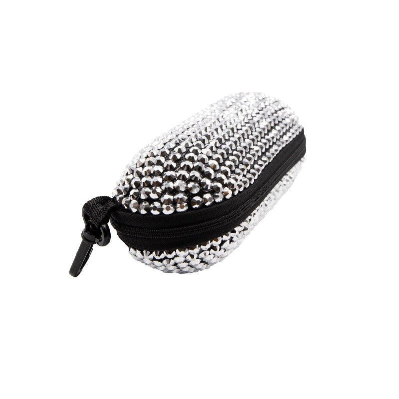 Rhinestone Sunglass Case (2 COLORS) Sunglasses Fearless Accessories Silver