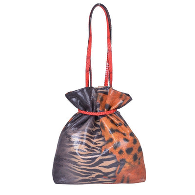 Serenity cheetah and leopard handbag (3 Sizes) Handbags Fearless Accessories Large