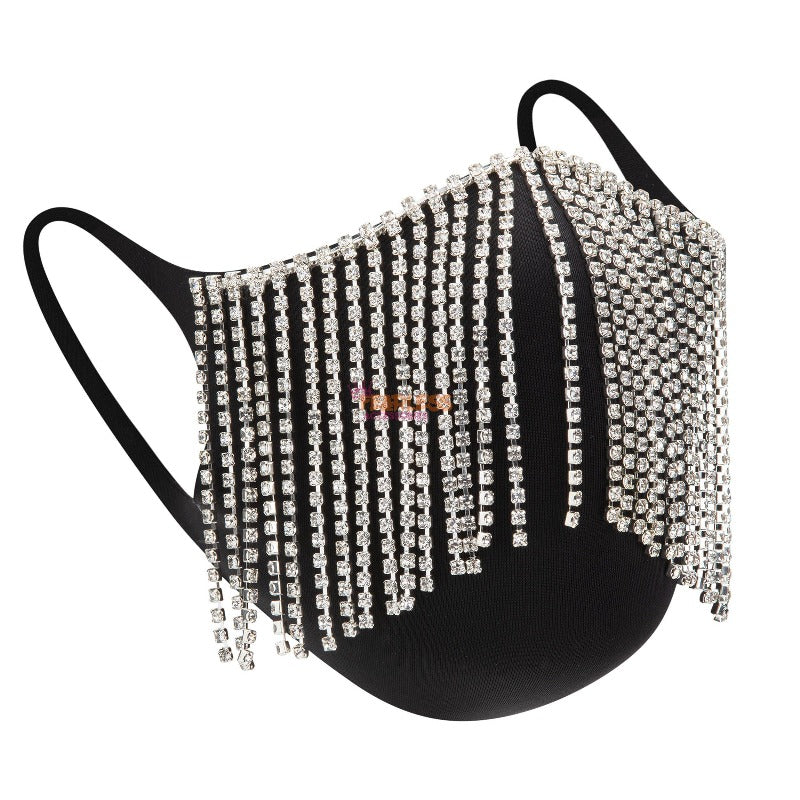 Showstopper Rhinestone Face Covering face covering Fearless Accessories 