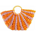 South Beach Drawstring Straw Handbag (2 Colors)