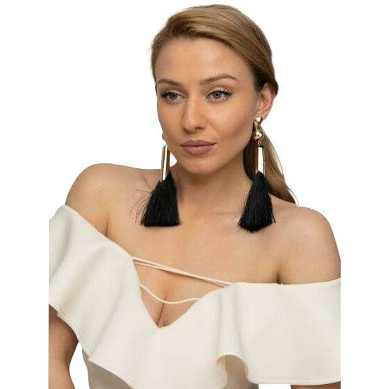 Swept Up Tassel Earrings (8 Colors) Earrings Fearless Accessories