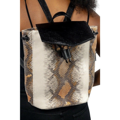 Toccara vegan leather drawstring backpack Handbags Fearless Accessories