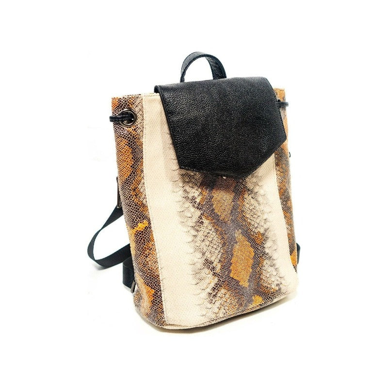 Toccara vegan leather drawstring backpack Handbags Fearless Accessories