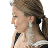 Vona Rhinestone Fishbone earrings (2 Colors) Earrings Fearless Accessories