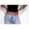 Yandy double pearl belt buckle (3 Colors) BELTS Fearless Accessories Red