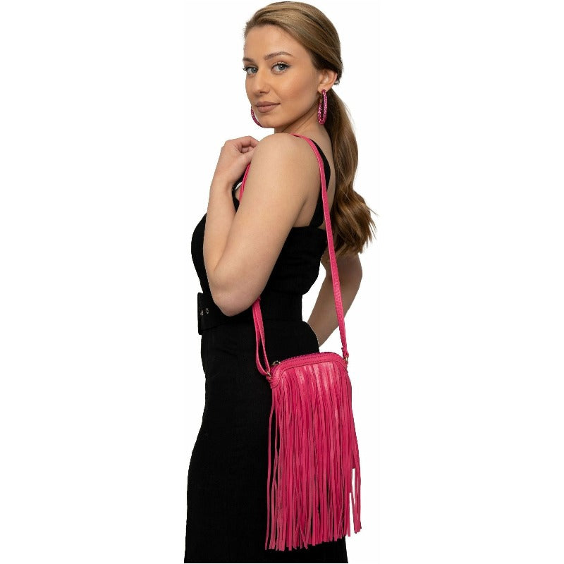 Zuri fringe crossbody (5 Colors) Handbags Fearless Accessories 