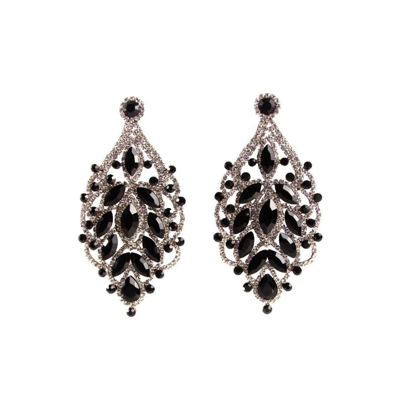 After Hours Rhinestone Chandelier Earrings Earrings Fearless Accessories