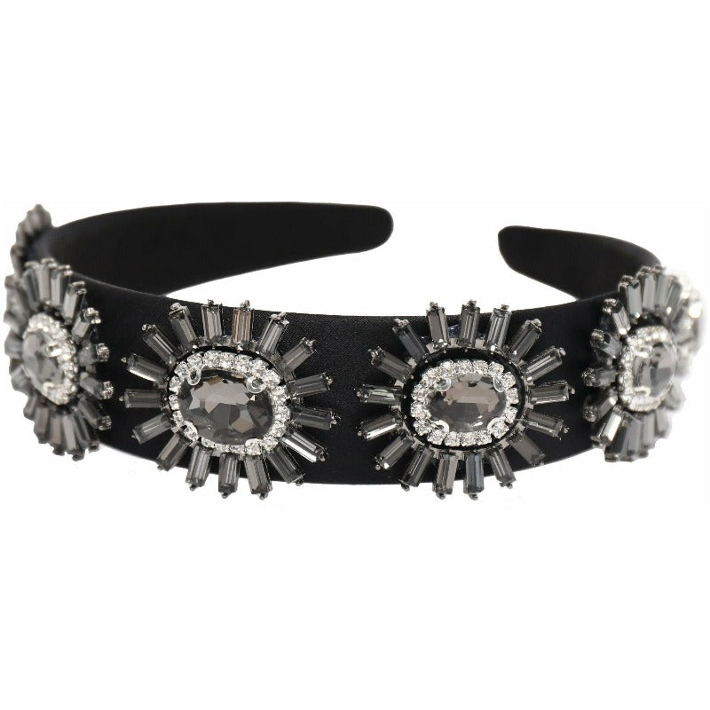 Daria black rhinestone headband Hair Accessories Fearless Accessories
