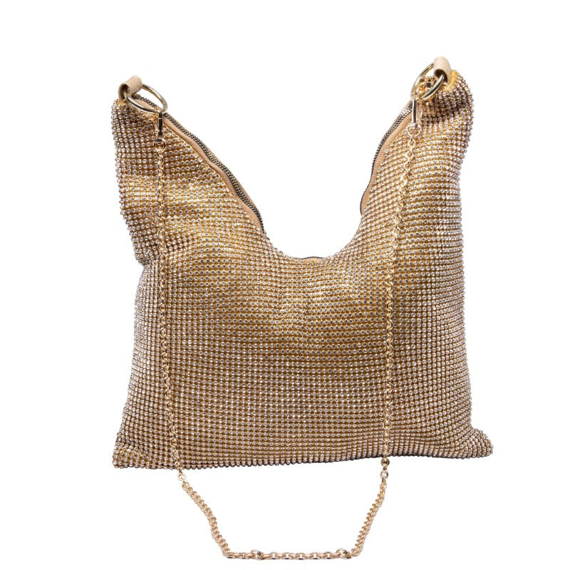 DOUBLE TAKE RHINESTONE INTERCHANGEABLE STRAP BAG Handbags Fearless Accessories