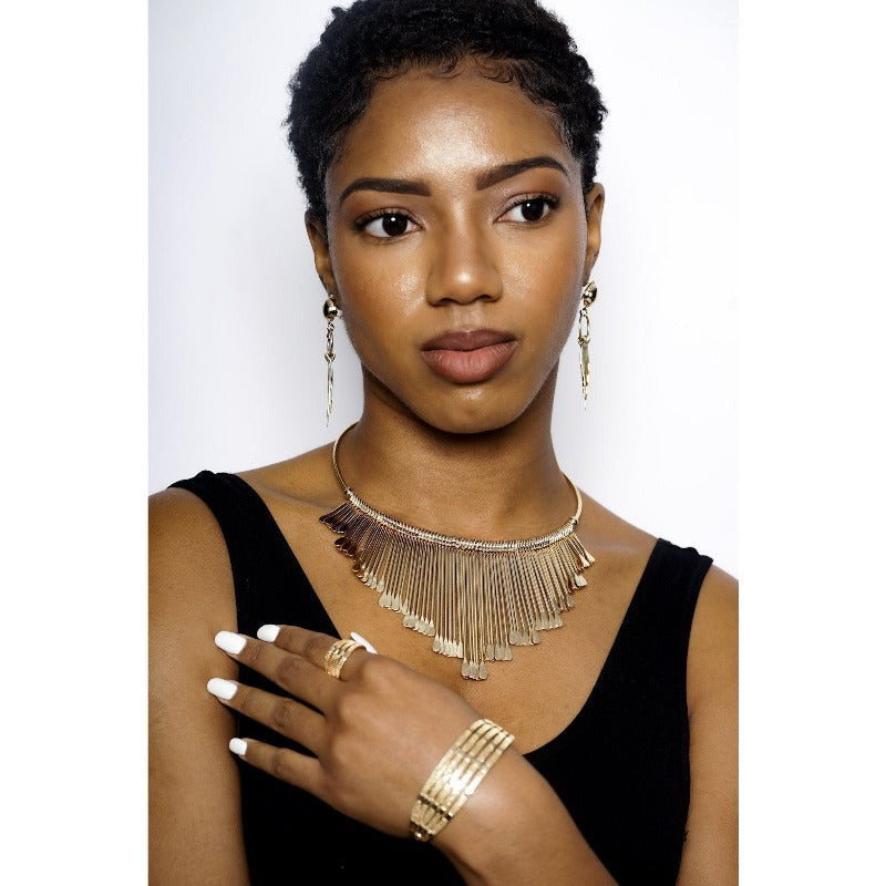 Four Reasons Necklace, Earrings, Bracelet and Ring Set (2 Colors) Necklace Fearless Accessories