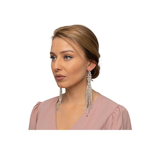 Glowed up rhinestone earrings Earrings Fearless Accessories 